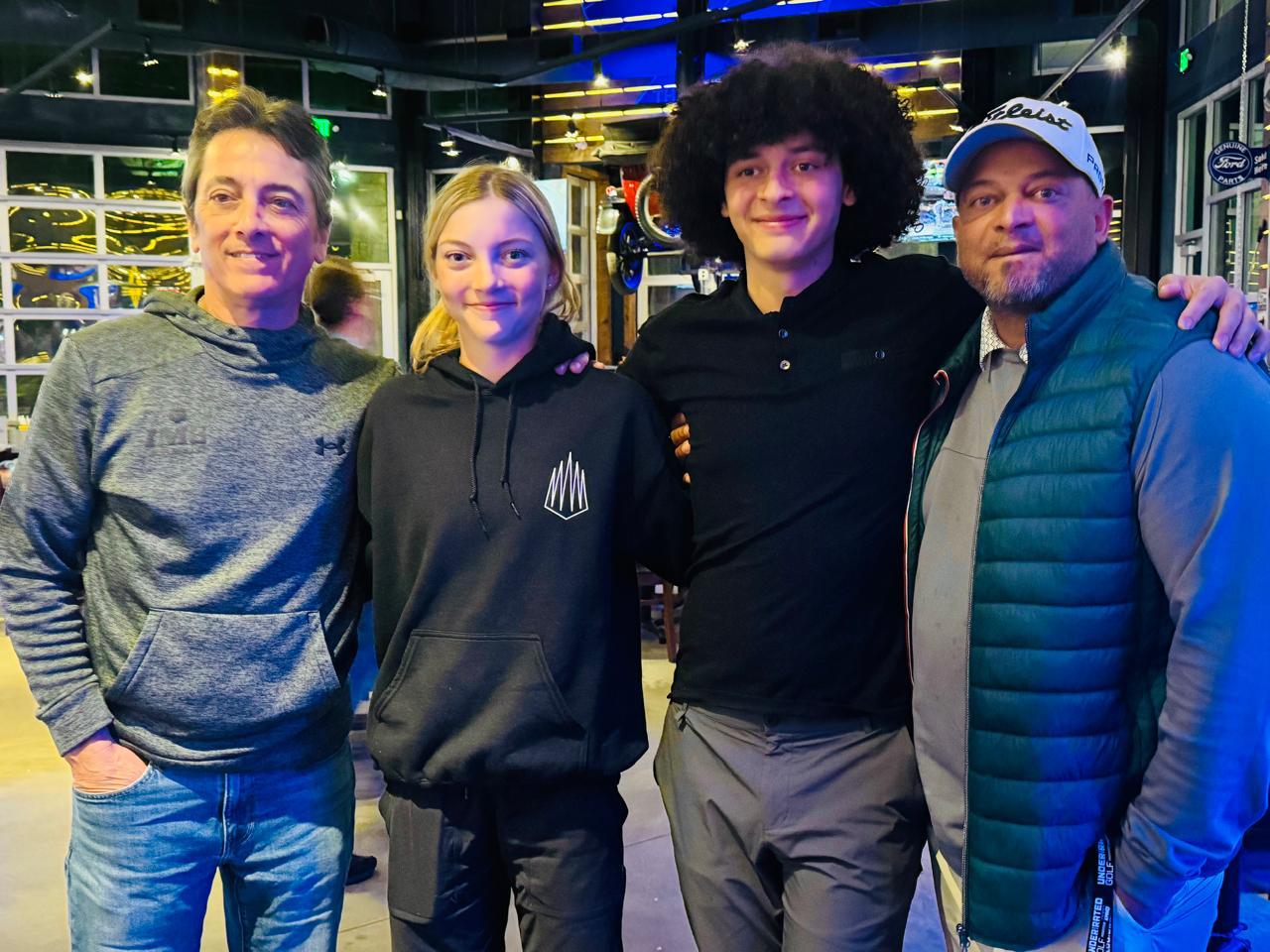 Lucky Cruz golf shot